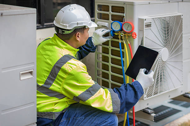 Professional Hvac technician working in Passaic, NJ
